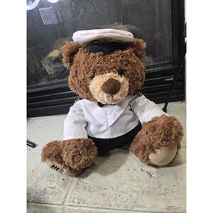 Princess Cruise Stanley At Sea Teddy Bear Plush 15" Captain Uniform Exclusive